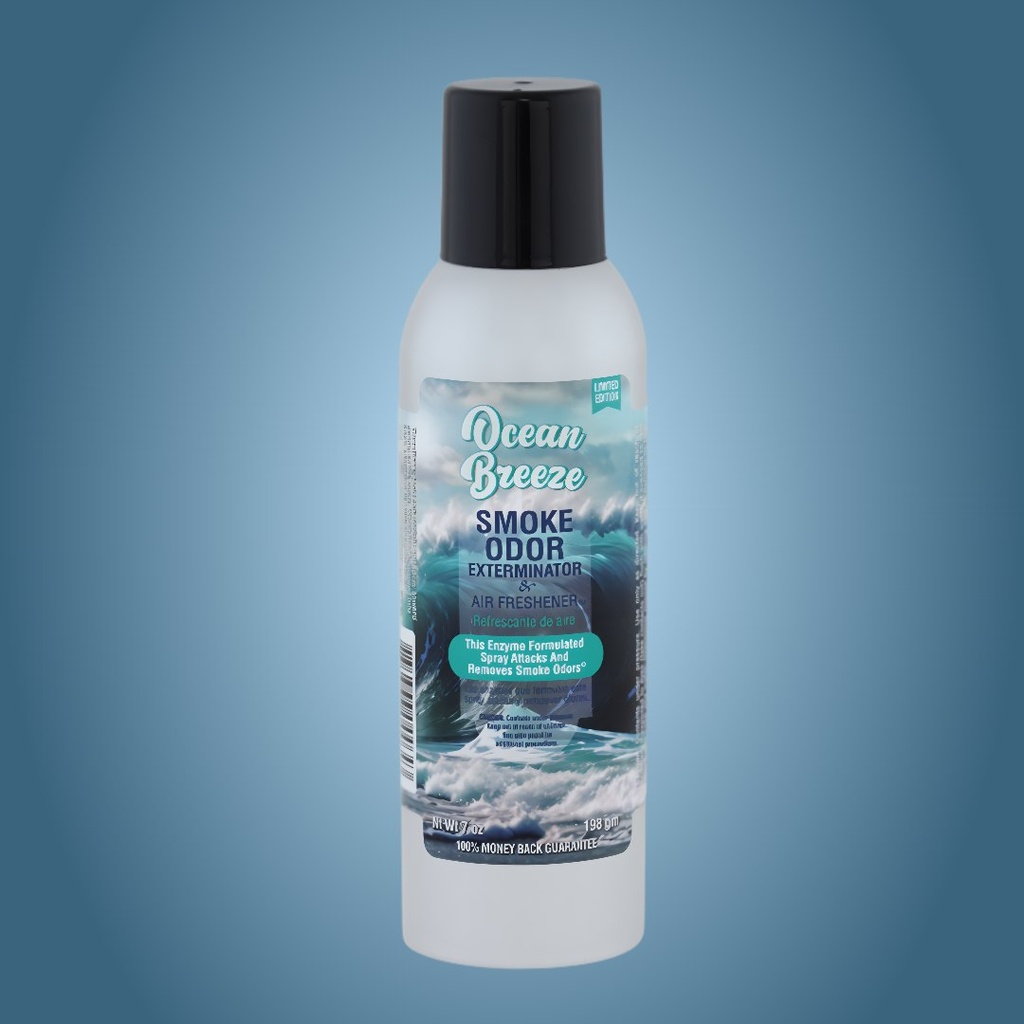 Ocean Breeze Smoke Odor Exterminator Spray - Limited Edition - 7 oz