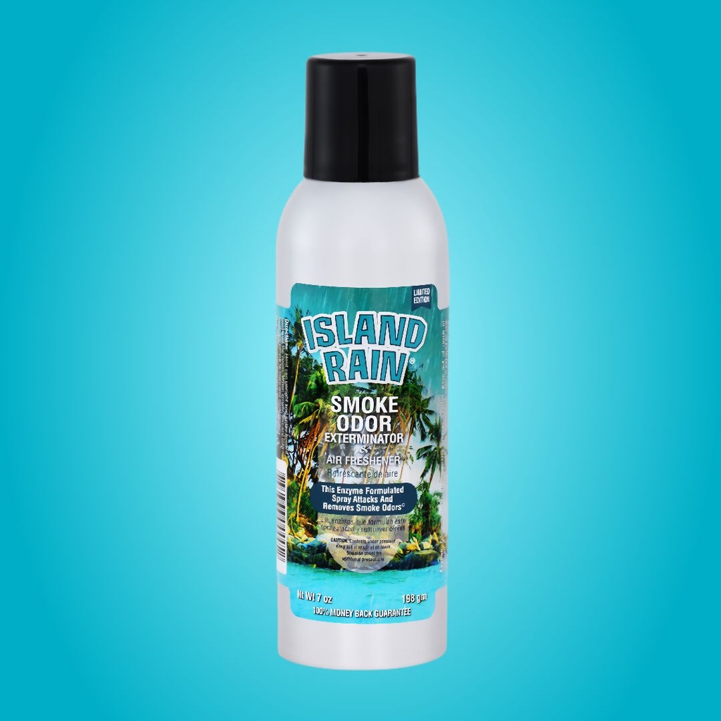 Spray Exterminateur d’Odeurs de Fumée Pluie Tropicale – Édition Limitée – 7 oz