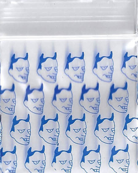 Blue Devil 1x1 Inch Plastic Baggies 100 pcs.