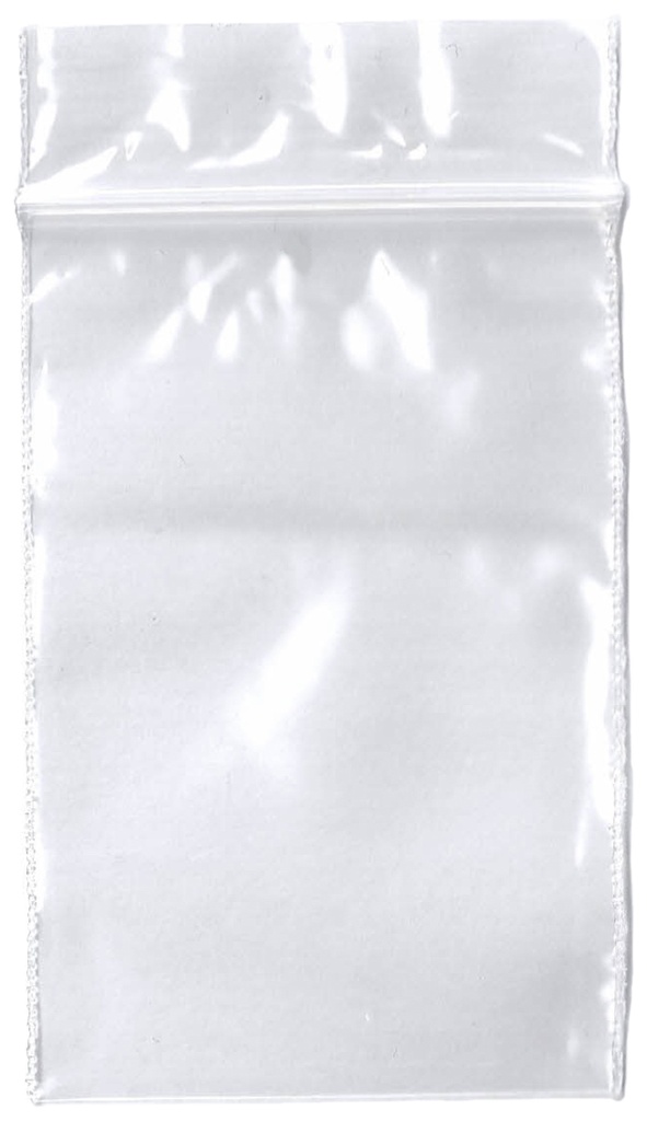 Clear 1.25x1.25 Inch Plastic Baggies 100 pcs.