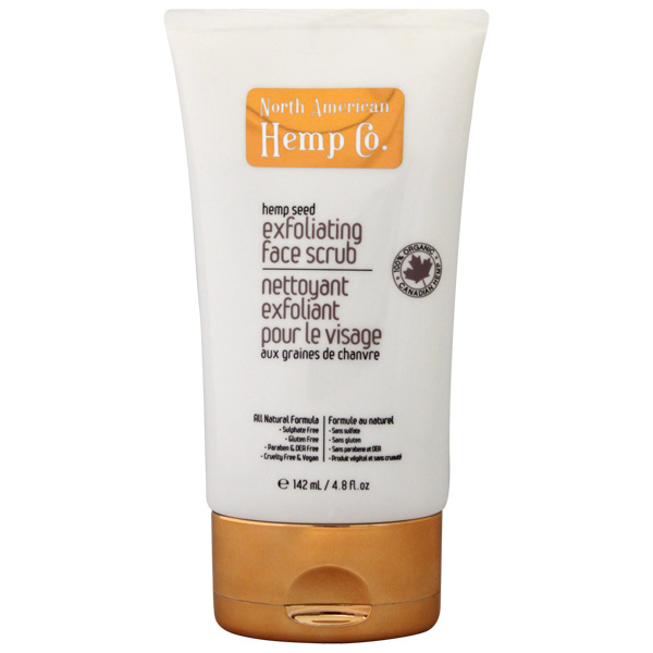 Hemp Seed Exfoliating Face Scrub from North American Hemp co