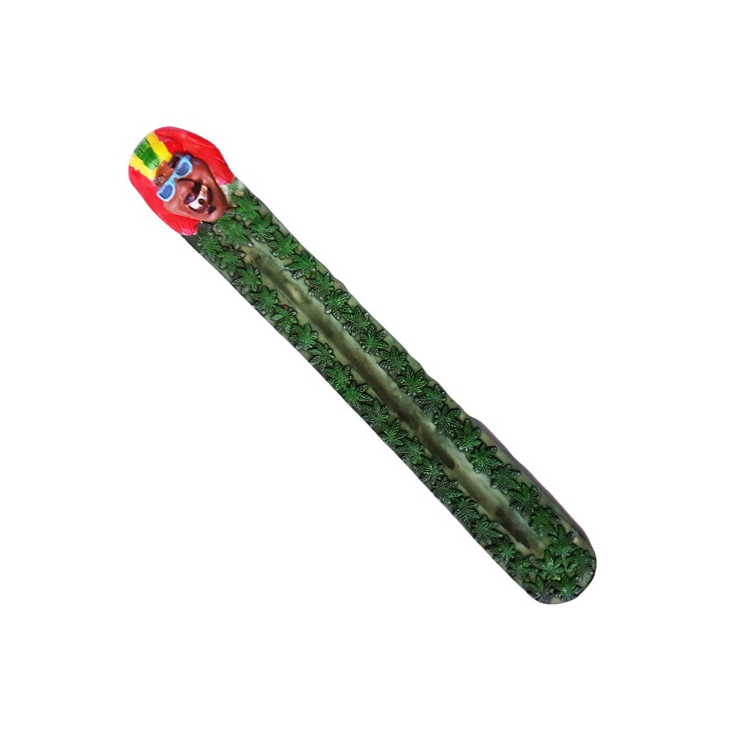 Rasta with Leaves Incense Holder