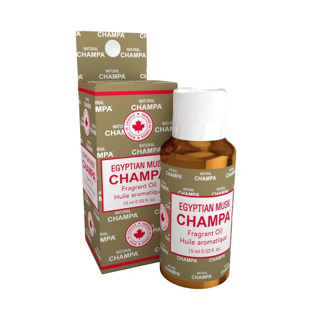 Bouteille d'huile parfumée Nag Champa 15ml - Musc égyptien