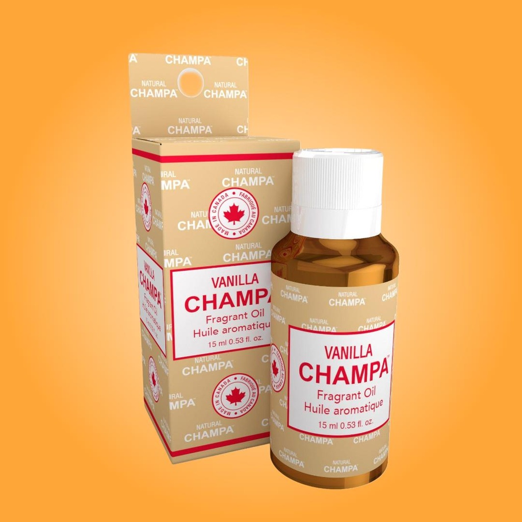 Aceite Perfumado Vainilla Champa de Natural Champa – Botella de 15 ml