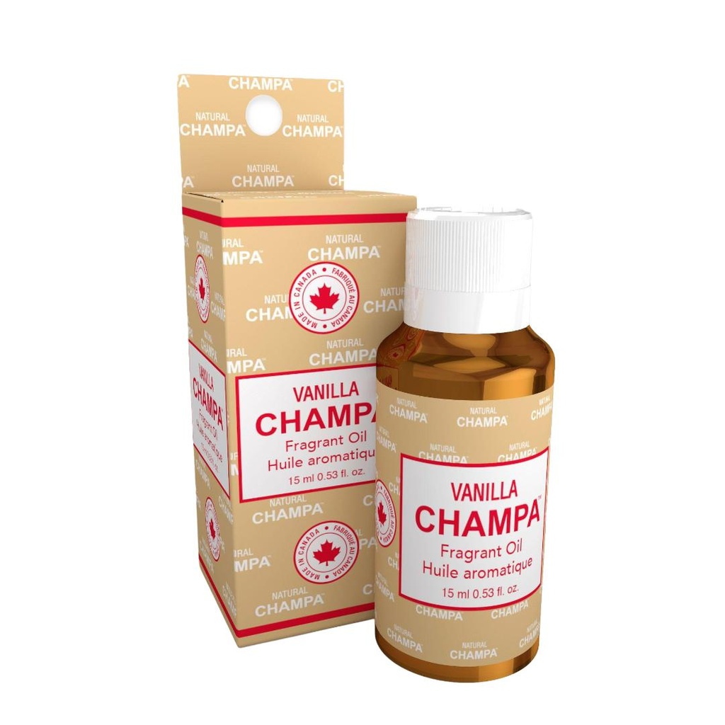 Bouteille d'huile parfumée Nag Champa 15ml - Vanille