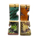 Carved Color Rectangle Dugout With Metal One-Hitter
