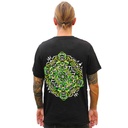 T-shirt pour hommes MUKUT MANDALA UV + Glow in Dark Psychedelic