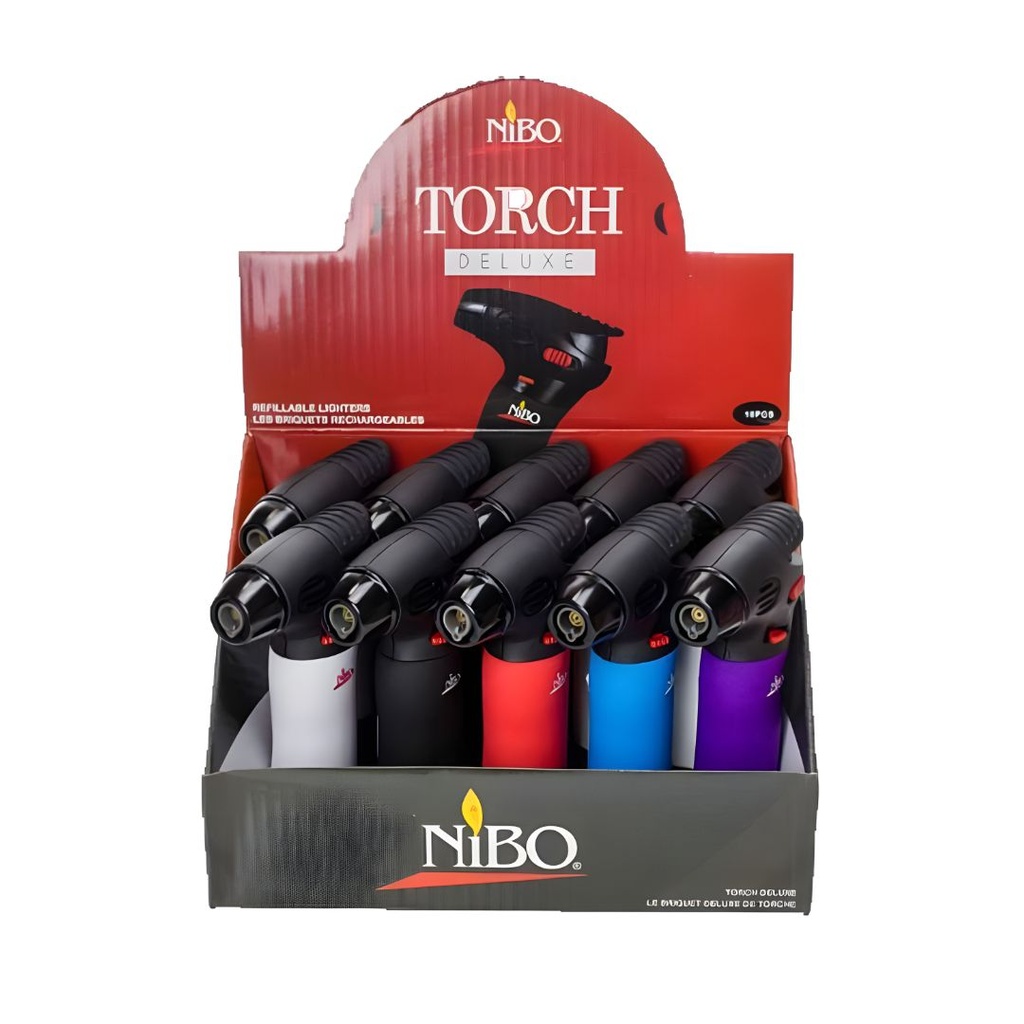 Nibo Easy Grip Mini Torch Lighter - Case of 10