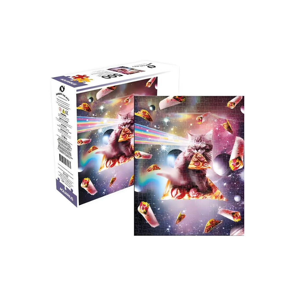 500 Piece Puzzle - Random Galaxy - Cat Pizza