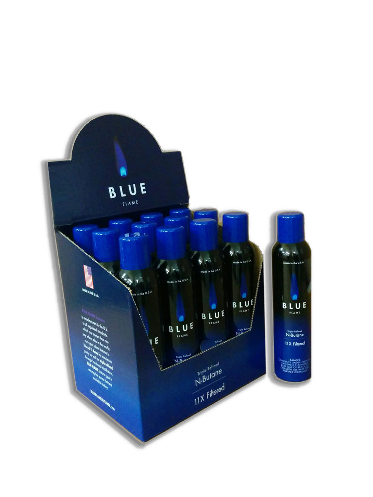 Flamme bleue Butane 300ml-167g filtrée 11 fois - Boîte de 12