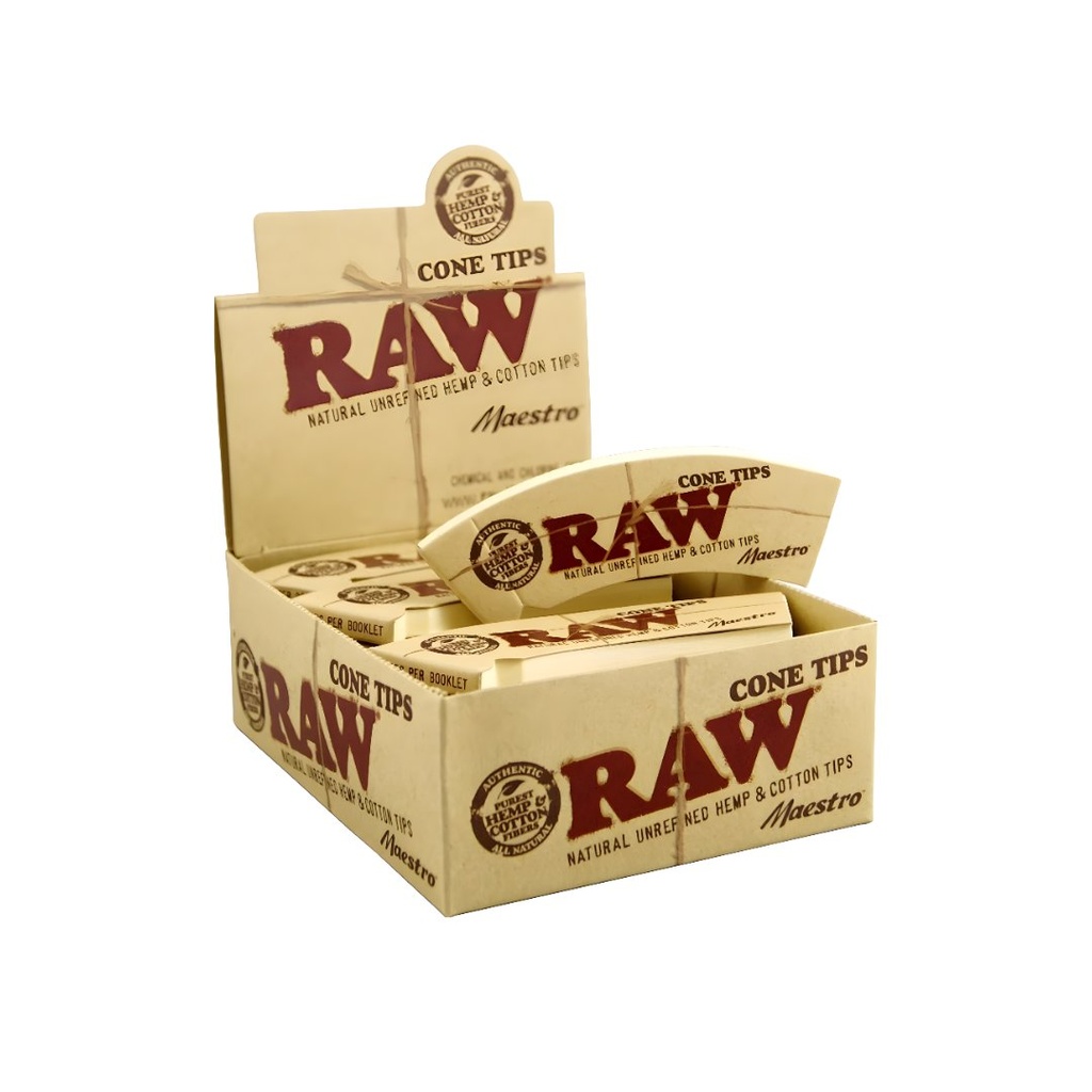 RAW Maestro Embouts Coniques Plus Longs Boîte de 24