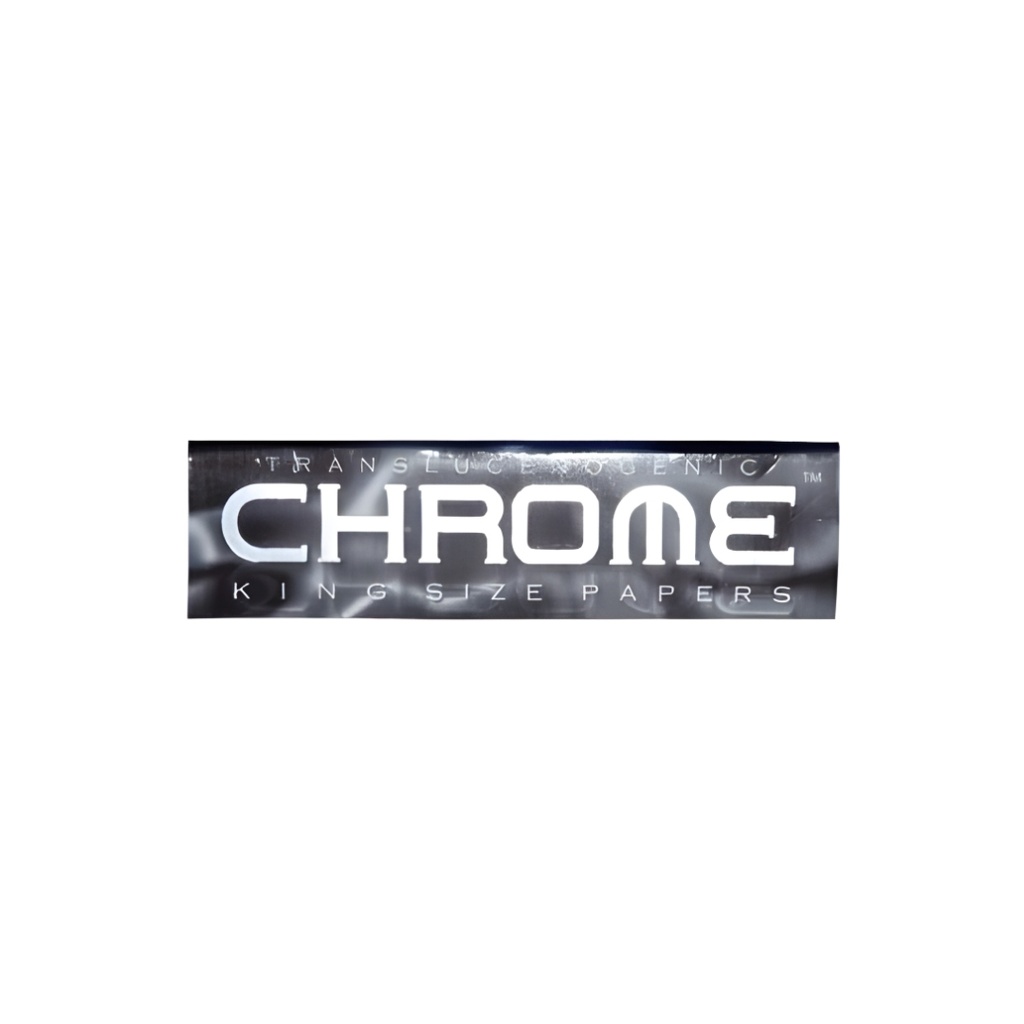 Chrome Clear King Size 110mm Rolling Papers Pack