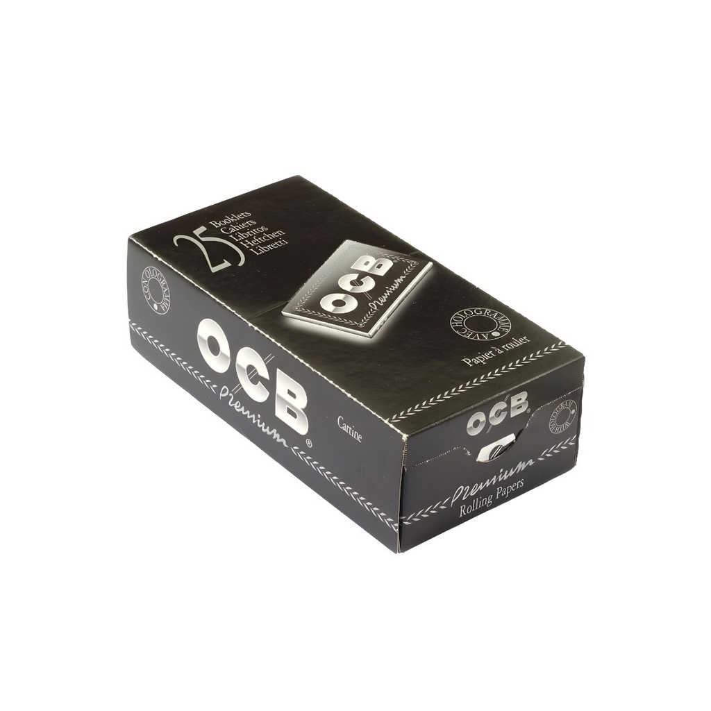 OCB Premium Papier à rouler simple largeur double fenêtre 70mm (25 paquets)