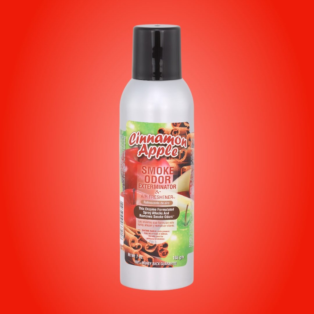 Manzana Canela - Aerosol Exterminador de Olores de Humo - 7 oz