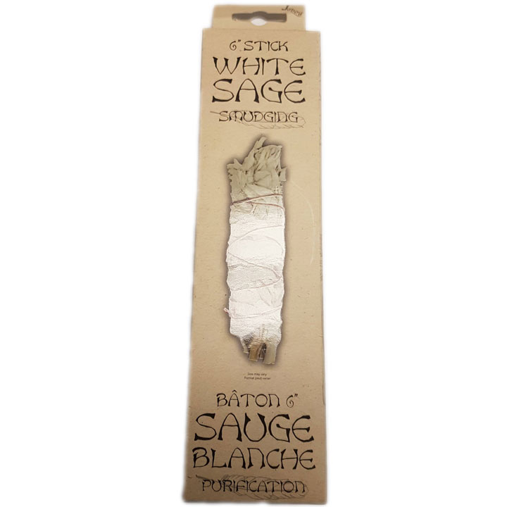 6 Inch White Sage Smudge Stick