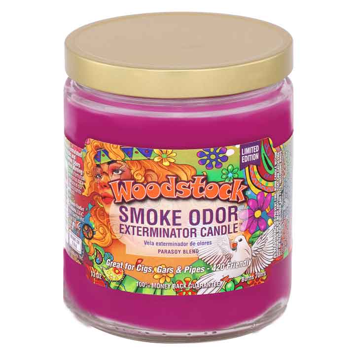 Bougie Exterminatrice d'Odeur de Fumée Édition Limitée - 13 oz - Woodstock