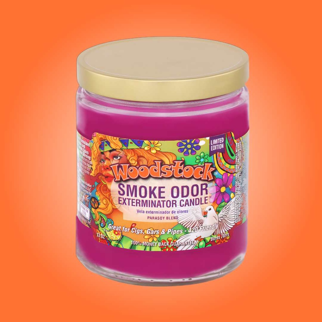 Woodstock - Smoke Odor Exterminator Candle Limited Edition - 13 oz