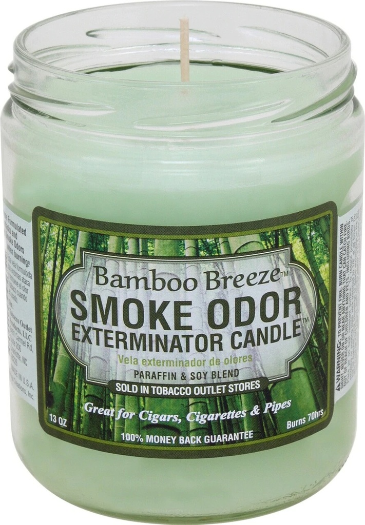 Bamboo Breeze - Smoke Odor Exterminator Candle - 13 oz