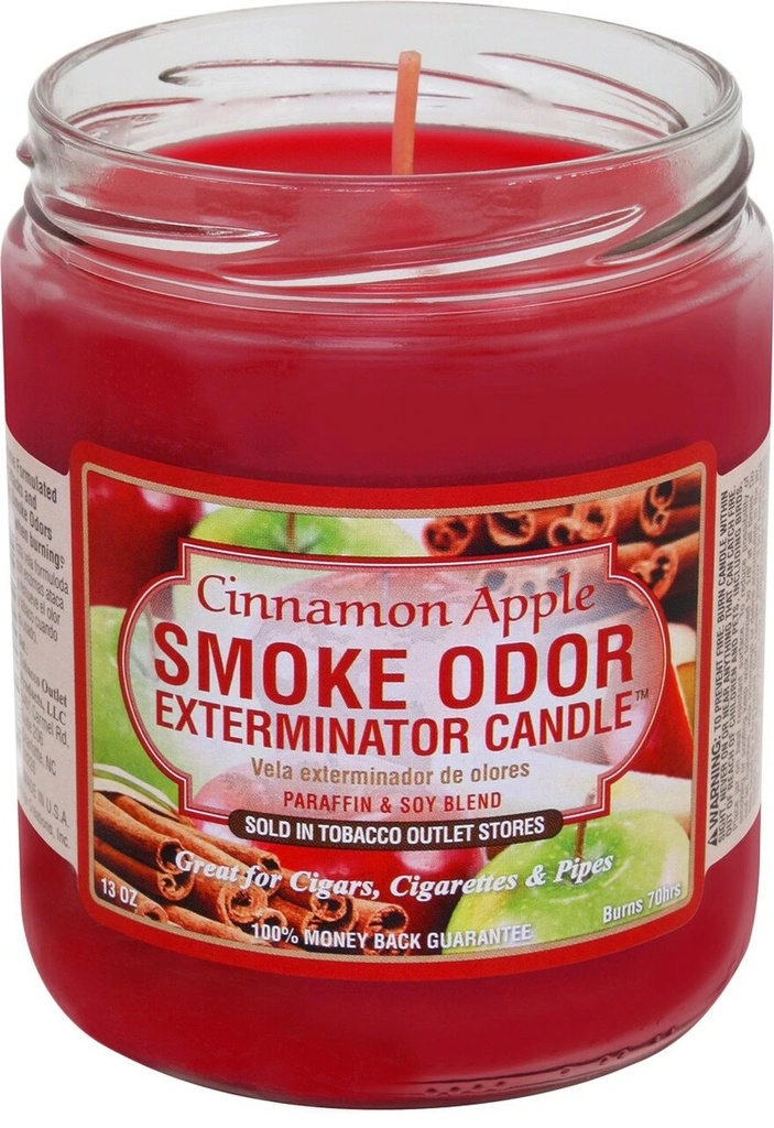 Cinnamon Apple - Smoke Odor Exterminator Candle - 13 oz