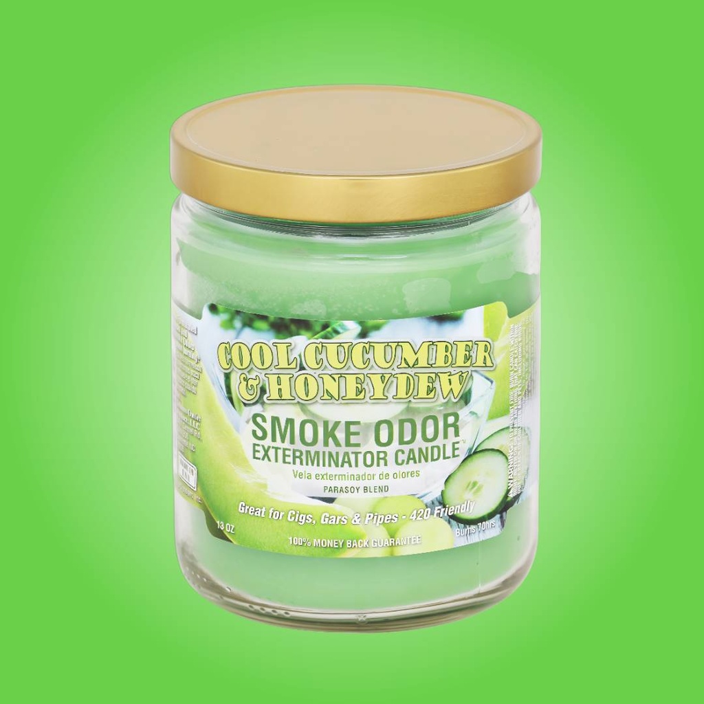 Cool Cucumber & Honeydew - Smoke Odor Exterminator Candle - 13 oz