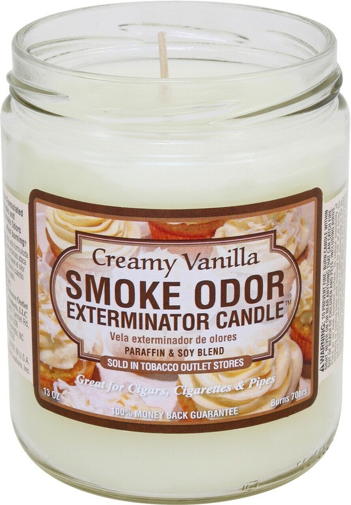 Creamy Vanilla - Smoke Odor Exterminator Candle - 13 oz