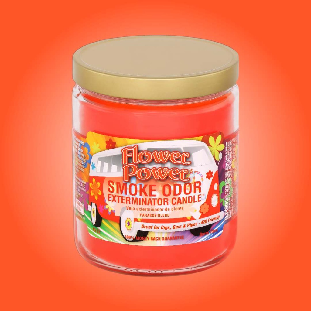 Flower Power - Smoke Odor Exterminator Candle - 13 oz