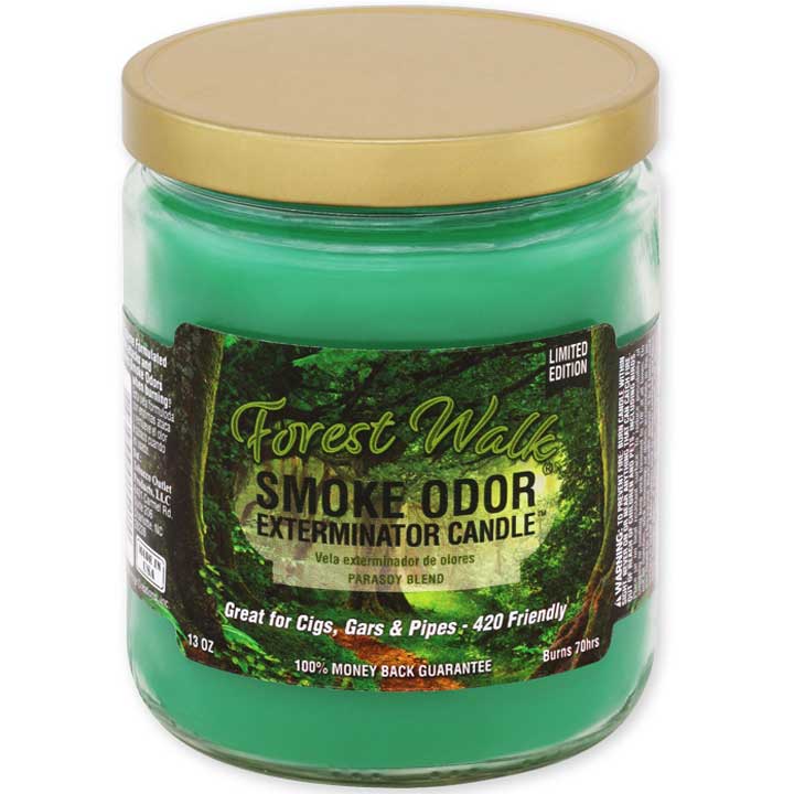 Smoke Odor Exterminator Candle Limited Edition- 13 oz - Forest Walk