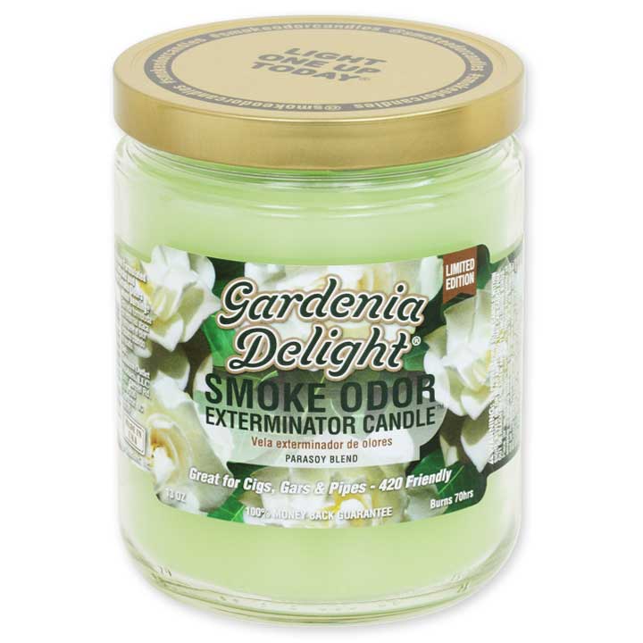 Gardenia Delight - Smoke Odor Exterminator Candle - 13 oz