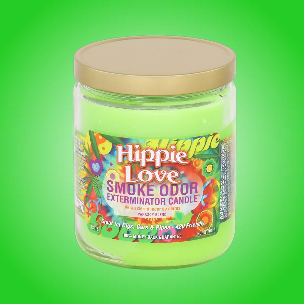 Hippie Love - Smoke Odor Exterminator Candle - 13 oz