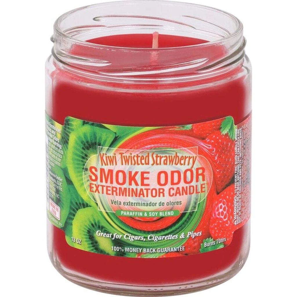 Kiwi Twisted Strawberry - Smoke Odor Exterminator Candle - 13 oz