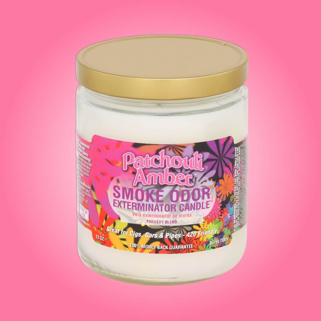 Patchouli Amber - Smoke Odor Exterminator Candle - 13 oz