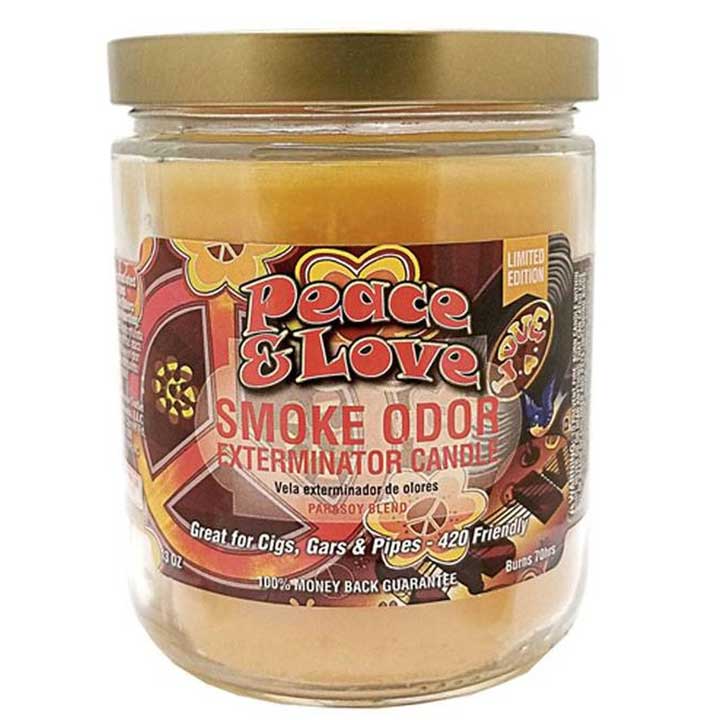 Peace & Love - Smoke Odor Exterminator Candle - 13 oz