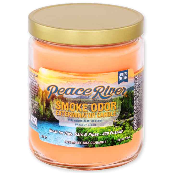 Río de Paz - Vela Exterminadora de Olores de Humo - 13 oz