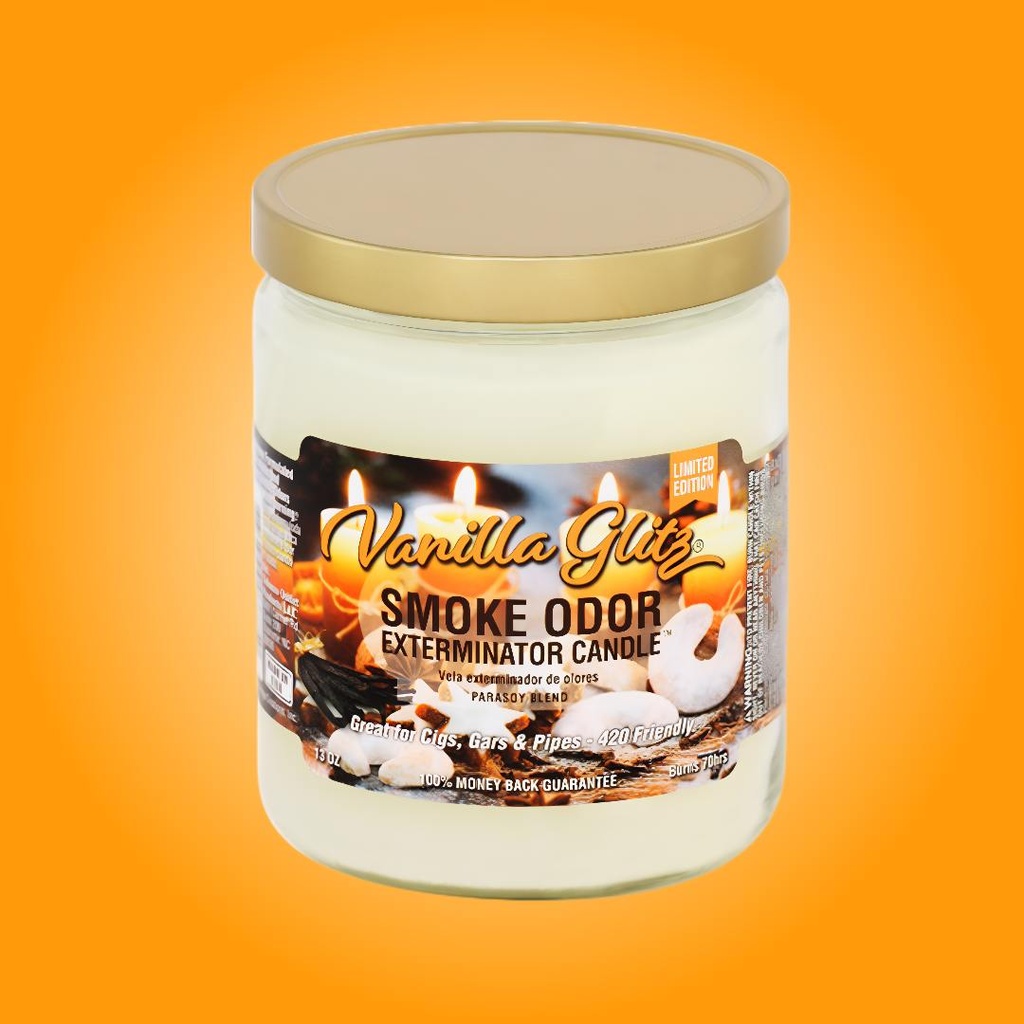 Vanilla Glitz - Smoke Odor Exterminator Candle - 13 oz