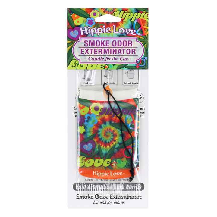 Smoke Odor Exterminator Car Freshner - Hippie Love