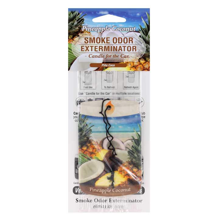 Smoke Odor Exterminator Car Freshner - Pineapple Coconut