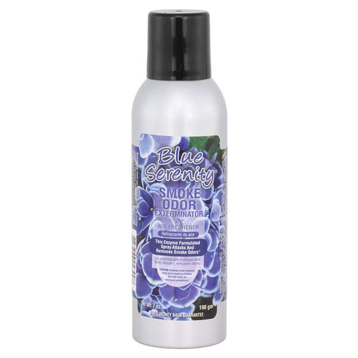 Spray Exterminateur d'Odeur de Fumée - 7 oz - Sérénité Bleue