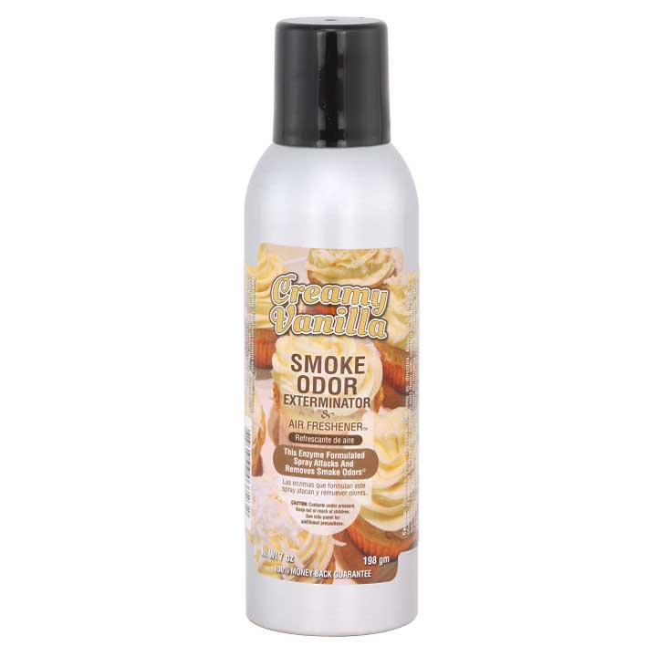 Spray Exterminateur d'Odeur de Fumée - 7 oz - Vanille Crémeuse