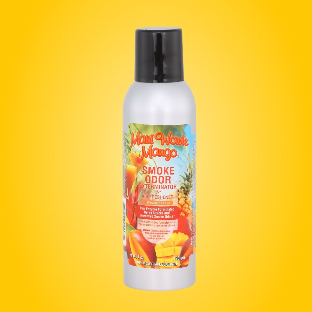 Maui Wowie Mangue - Spray Exterminateur d’Odeurs de Fumée - 7 oz