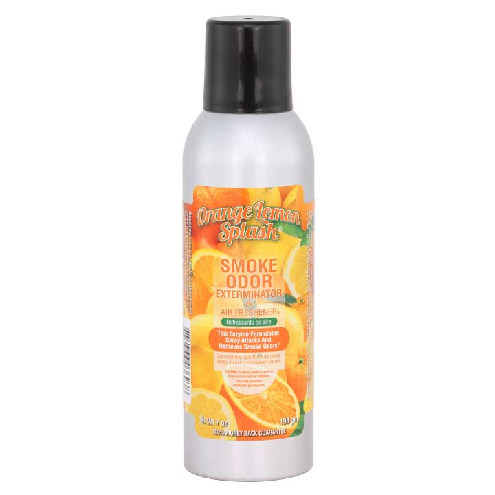 Spray Exterminateur d'Odeur de Fumée - 7 oz - Éclaboussure d'Orange Citron