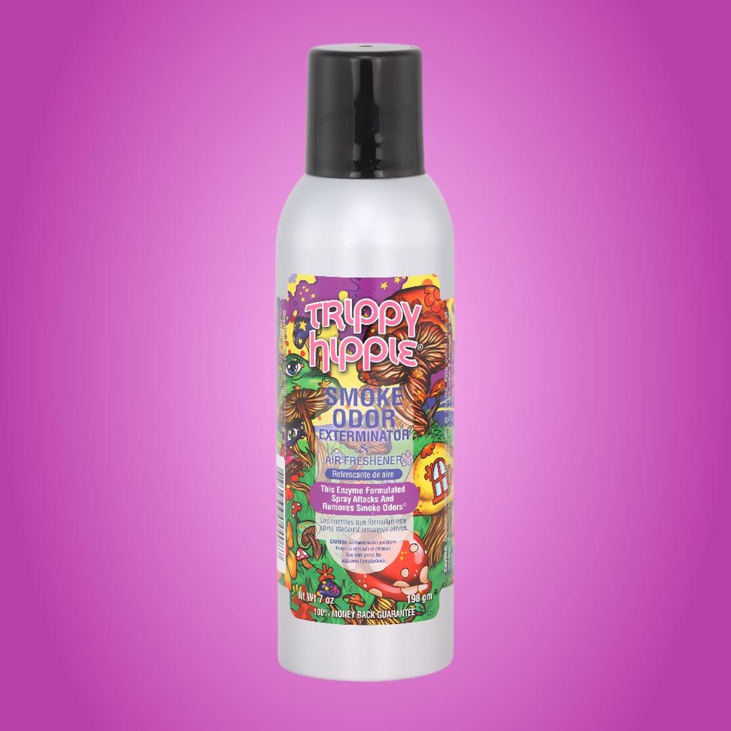 Hippie Psychédélique - Spray Exterminateur d’Odeurs de Fumée - 7 oz