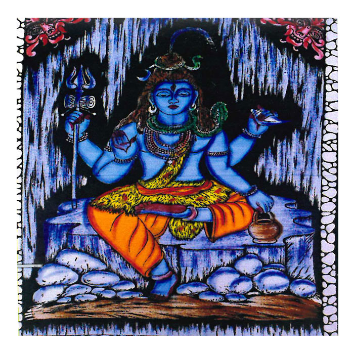 Tapestry Third Eye SHIVA with Trishula