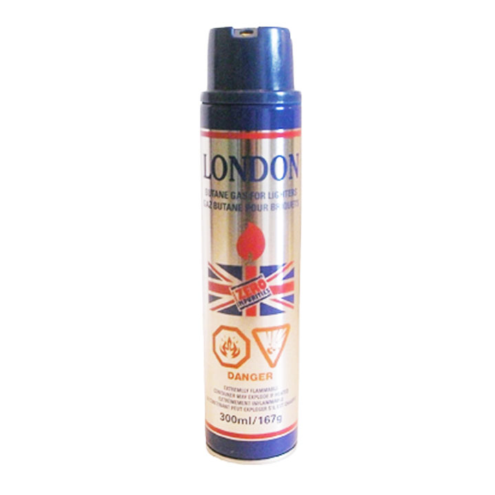 London Butane 300ml-167g. Zéro impuretés