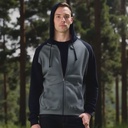 Chandail à Capuchon Zippé Bicolore pour Homme en Chanvre – Eco-Essentials