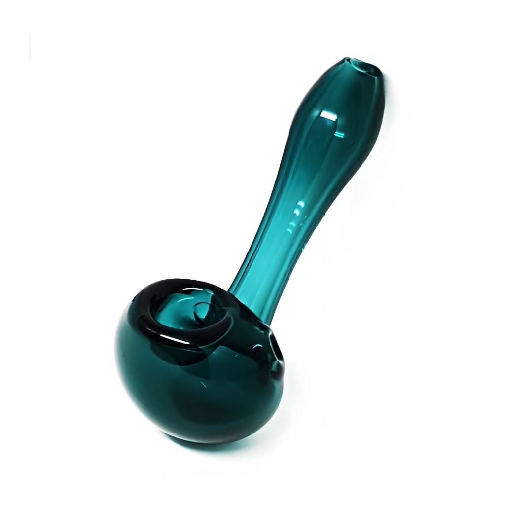 Full Color Slumped Sherly Heady Glass Pipe by Glass with Jeremy
