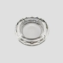 Glass Crystal Ashtray - Round Multi Faceted