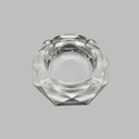 Cendrier en Cristal de Verre Facetté Anis Étoilé