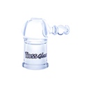 Hoss Glass Clear Dome with Female Joint, Platinum Label YX32
