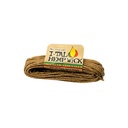 Mèche en chanvre biologique et cire d'abeille I-Tal Hemp Wick Large