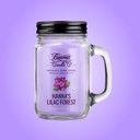 Beamer Candle Co. 12oz Glass Mason Jar - Hanna's Lilac Forest